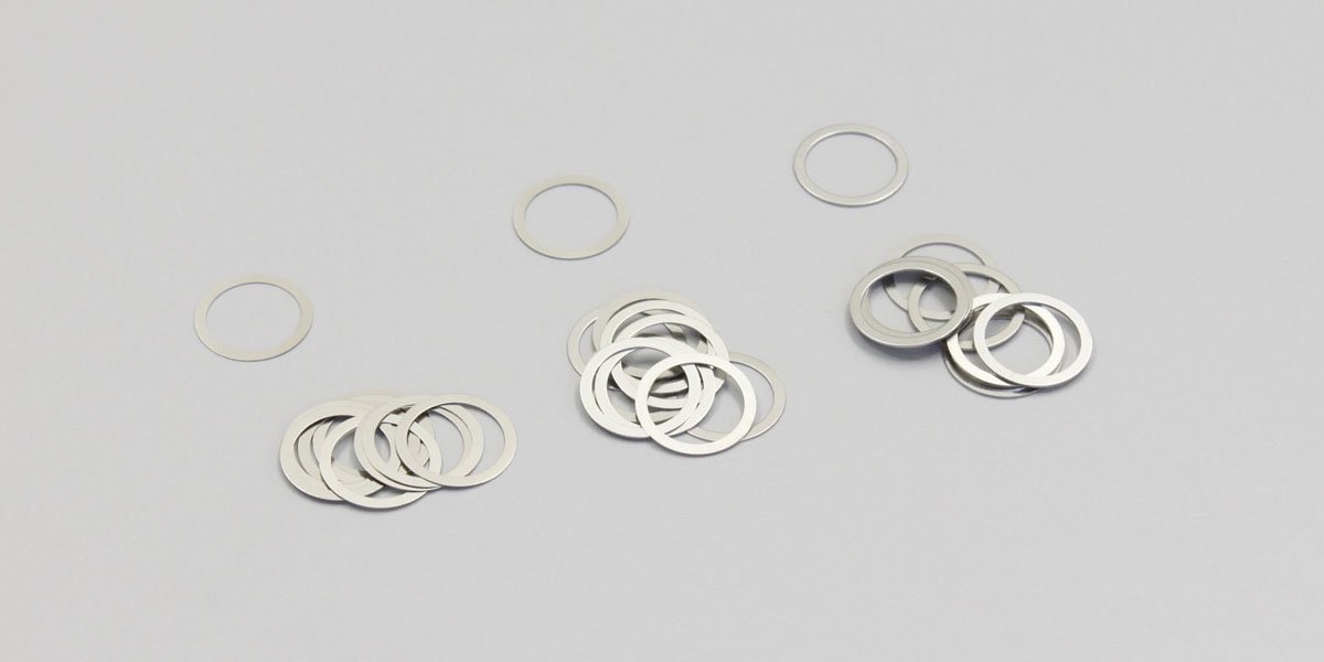 96644 8x10mm Shim Set  (0.1/0.2/0.3mm/10pcs)   96644  - KYOSHO RC